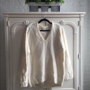 H&M Over-sized Cream Sweater